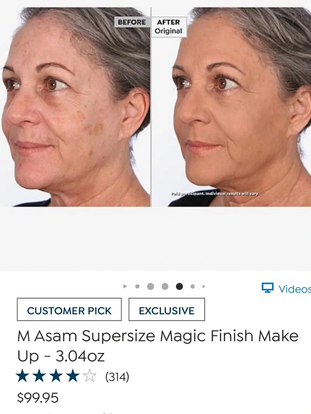 M.Asam Supersize Magic Finish Make-up Mousse - 3.4 oz Original